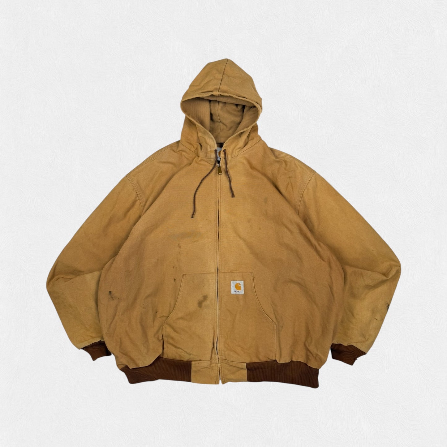 Vintage 90s Carhartt active hooded workwear jacket (4XL)