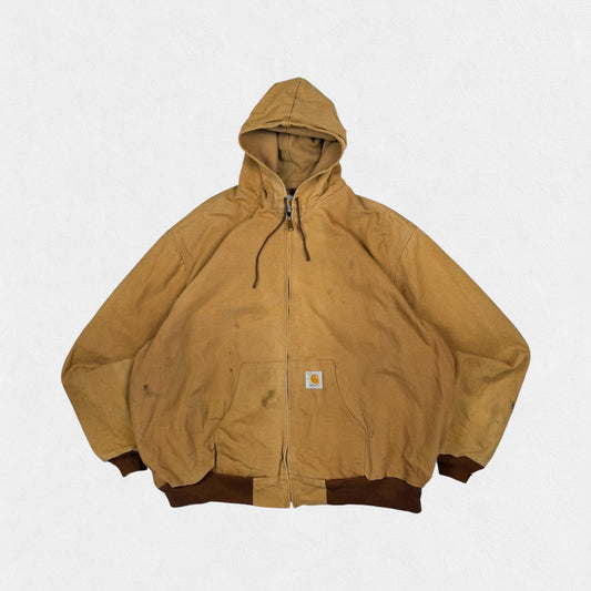 Vintage 90s Carhartt active hooded workwear jacket (4XL)