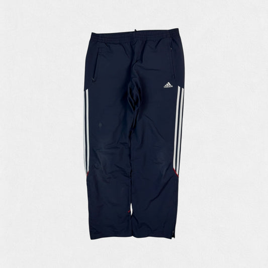 Vintage Adidas side stripe baggy track pants (L)