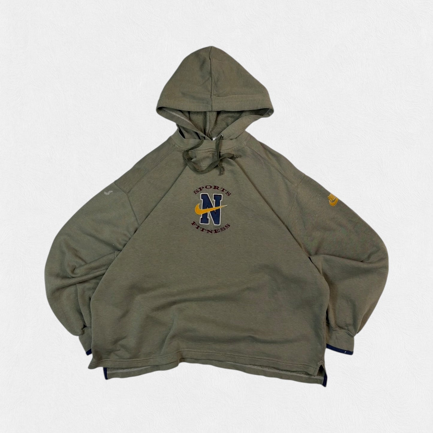 Vintage 90s Nike sports & fitness hoodie (M)