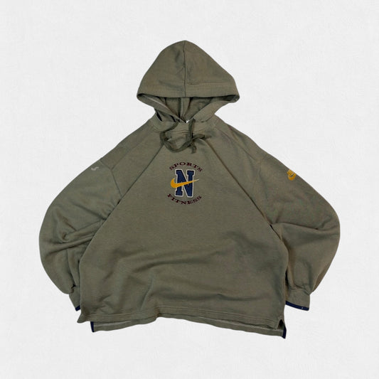 Vintage 90s Nike sports & fitness hoodie (M)