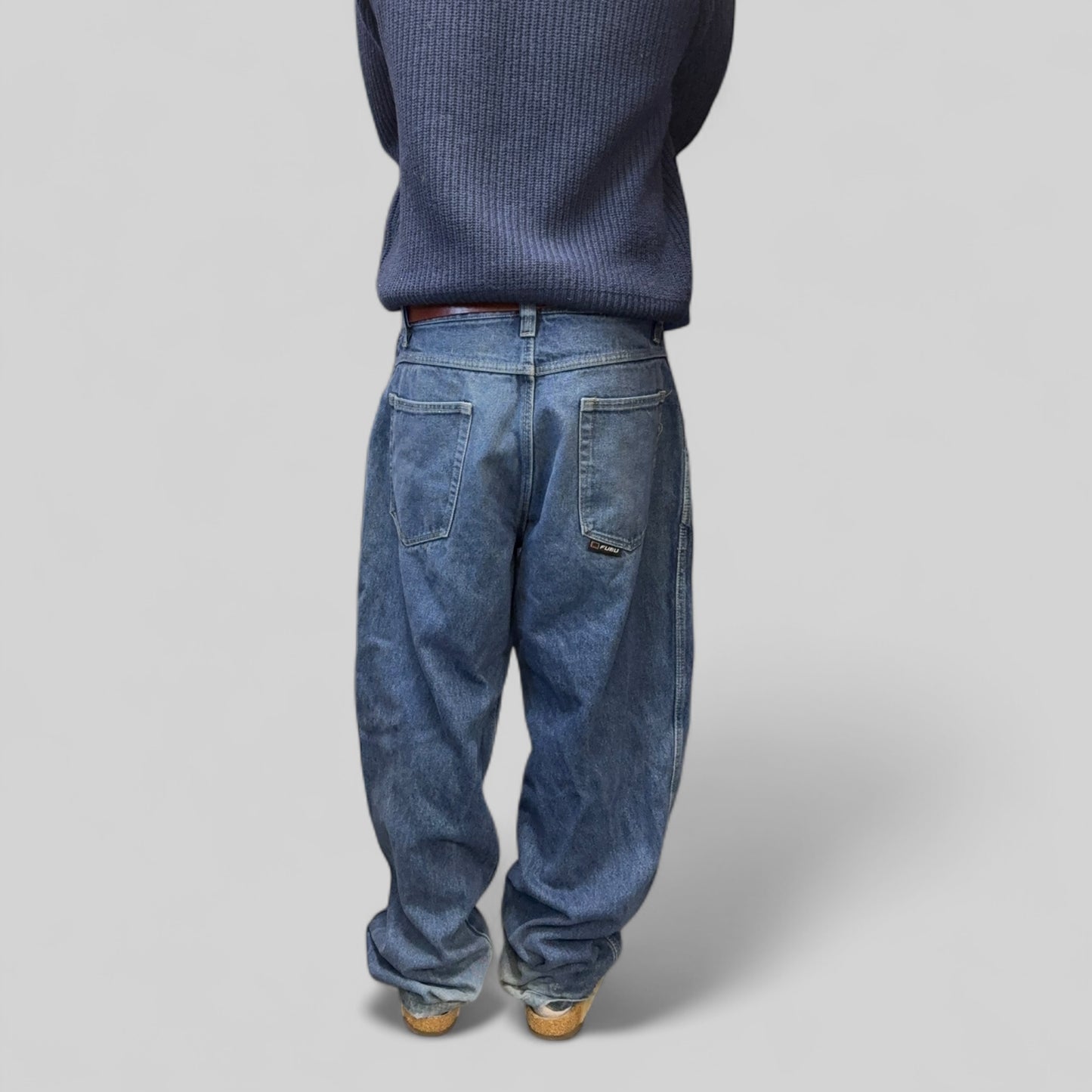 Vintage Fubu baggy denim jeans (W38)