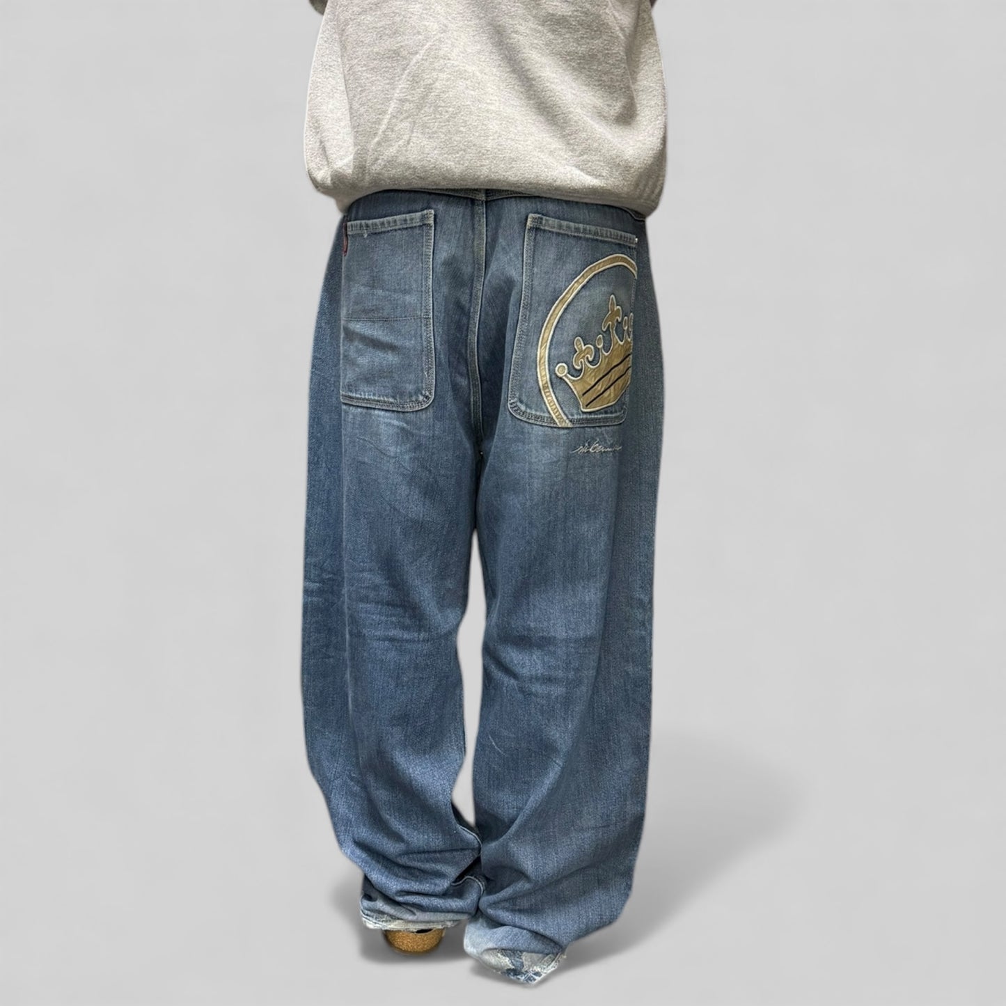 Vintage Sir Benni Miles baggy hip hop jeans (W40)