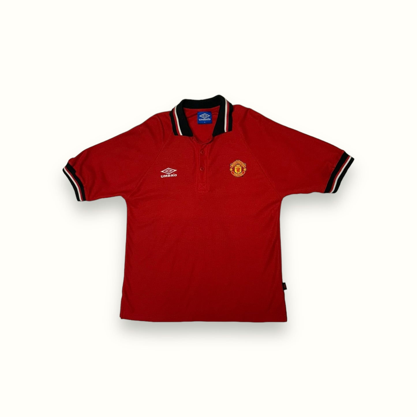 Vintage 90s Manchester United polo shirt (S)