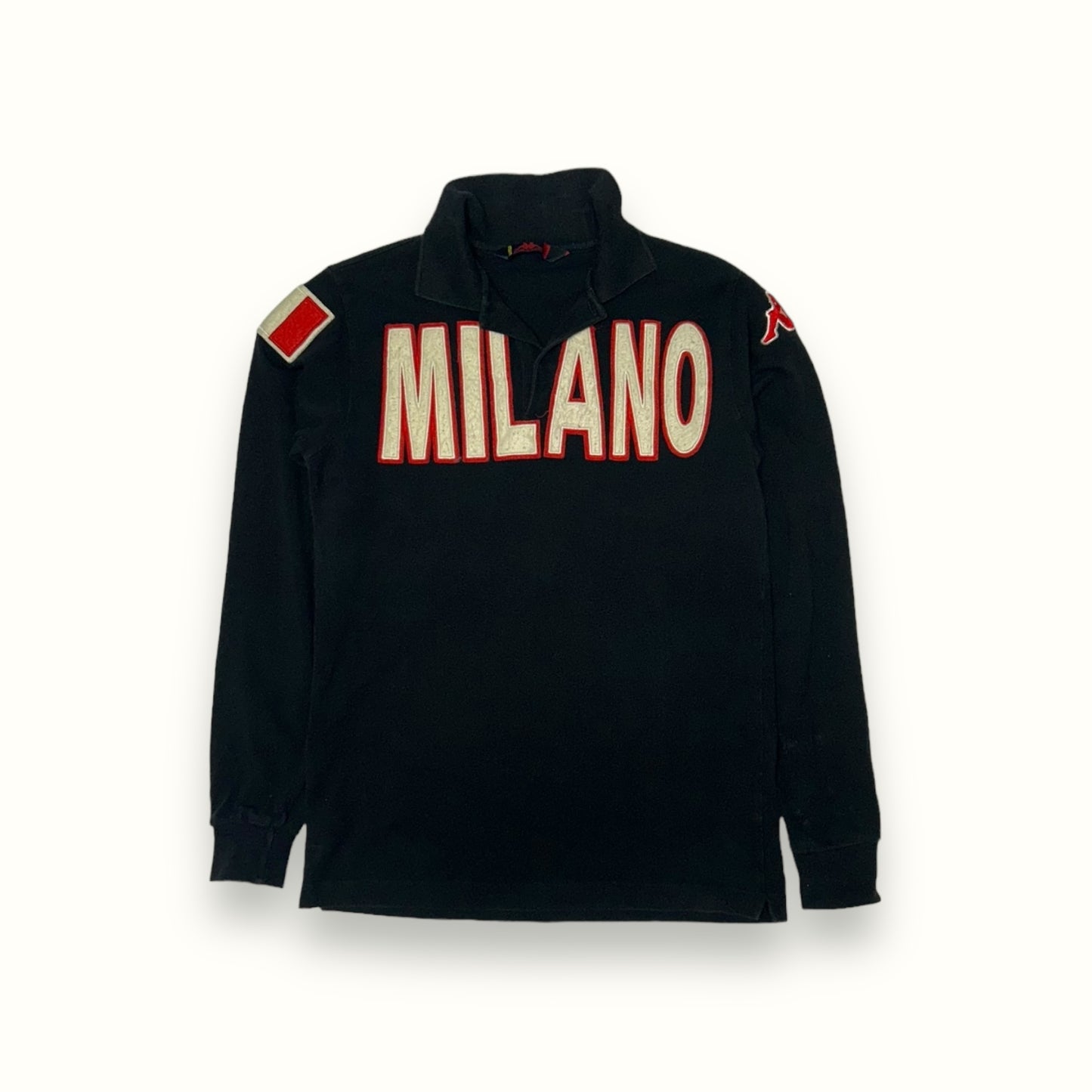 Vintage Kappa Milano long sleeve polo shirt (S)