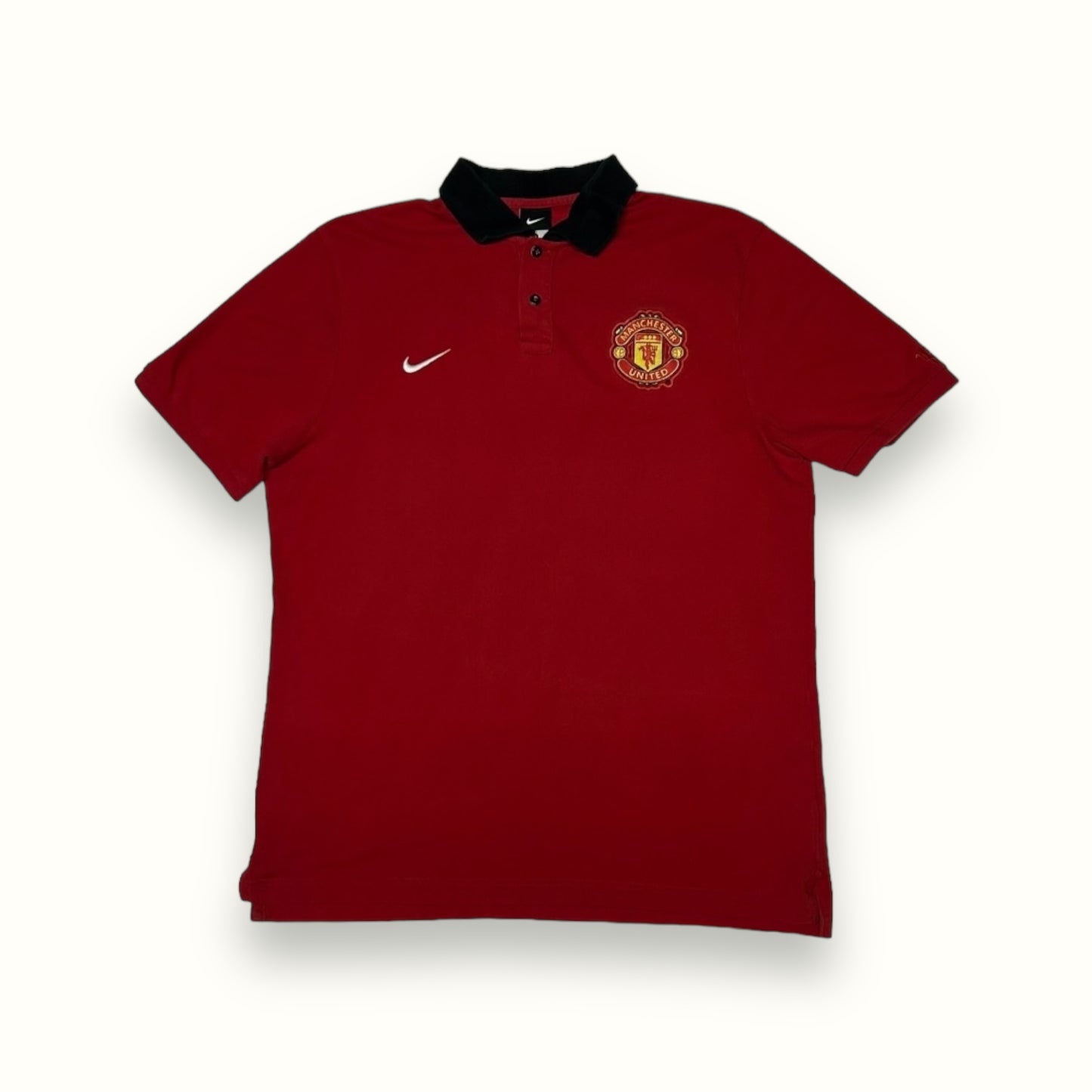 Manchester united Nike football polo shirt (L)