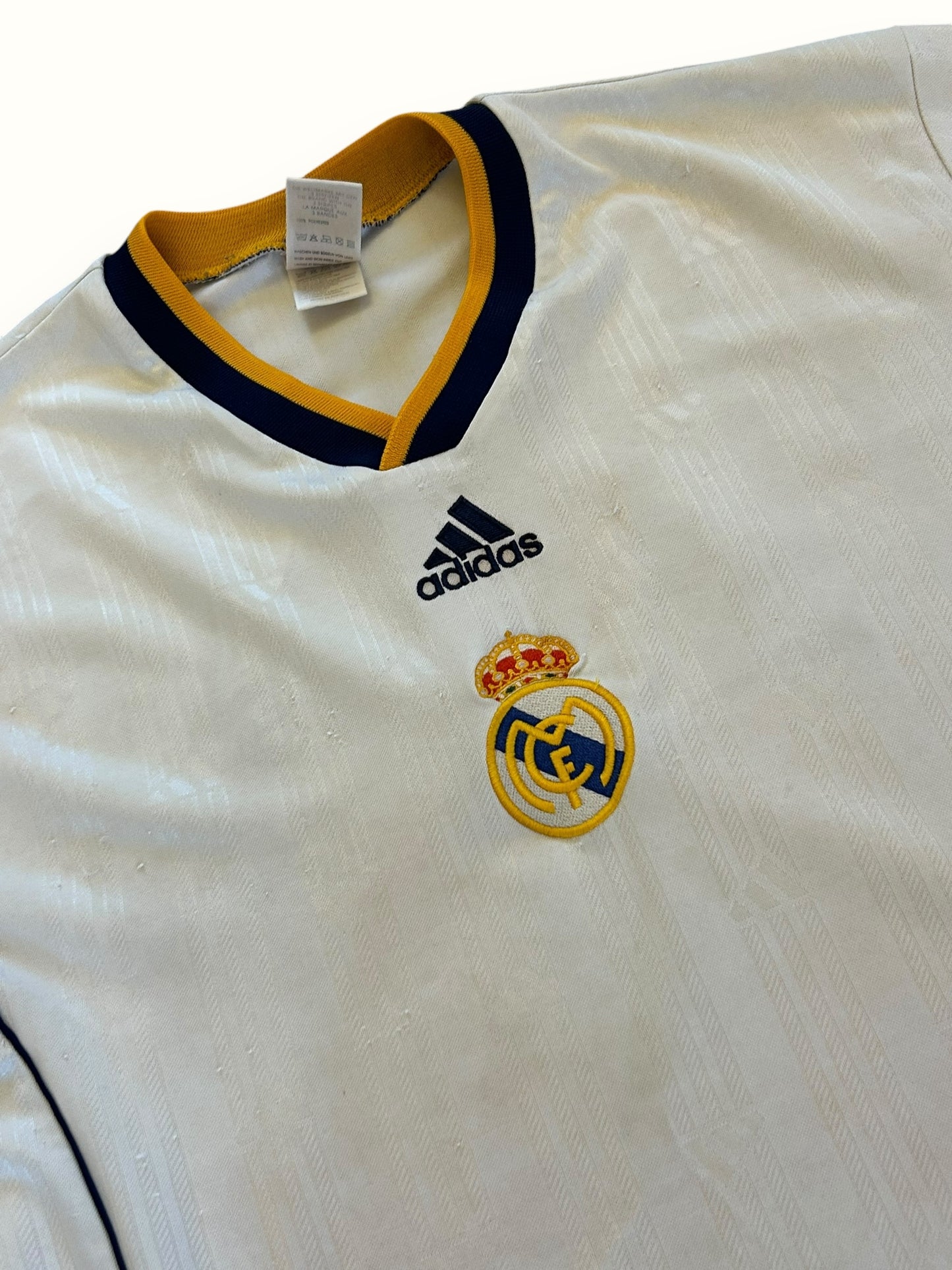 Vintage Real Madrid 1998/99 Adidas training shirt (L)