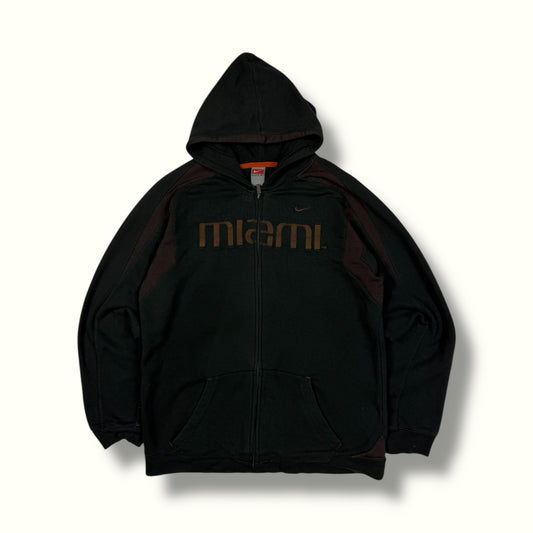 Vintage Nike Miami full zip hoodie (M)