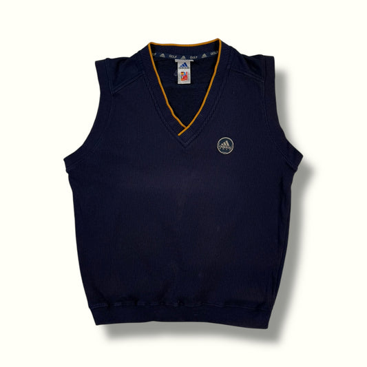 Vintage 90s Adidas golf vest sweatshirt (M)