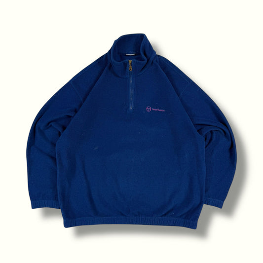 Vintage 90s Sergio Tacchini quarter zip fleece (XL)