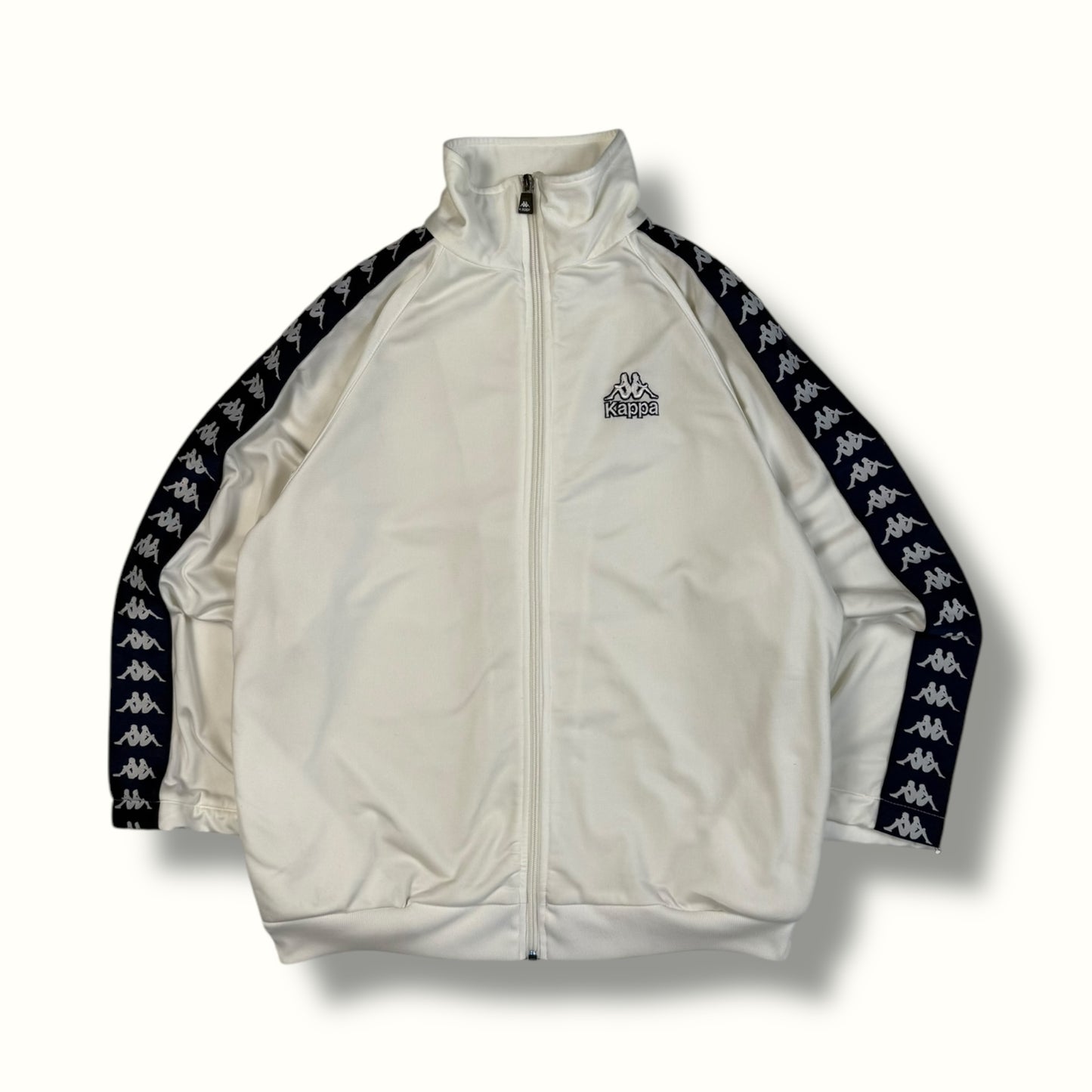 Vintage 90s Kappa side stripe track jacket (M)