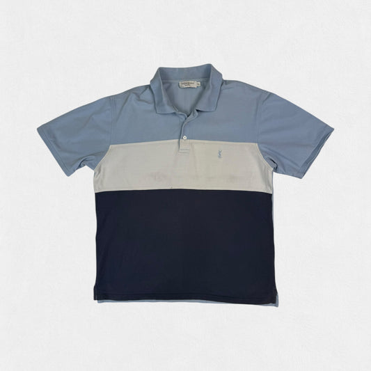 Vintage Yves Saint Laurent YSL striped polo shirt (XL)