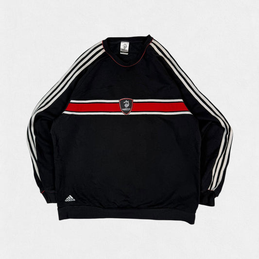 Vintage Adidas Euro 2008 centre logo sweatshirt (XXL)