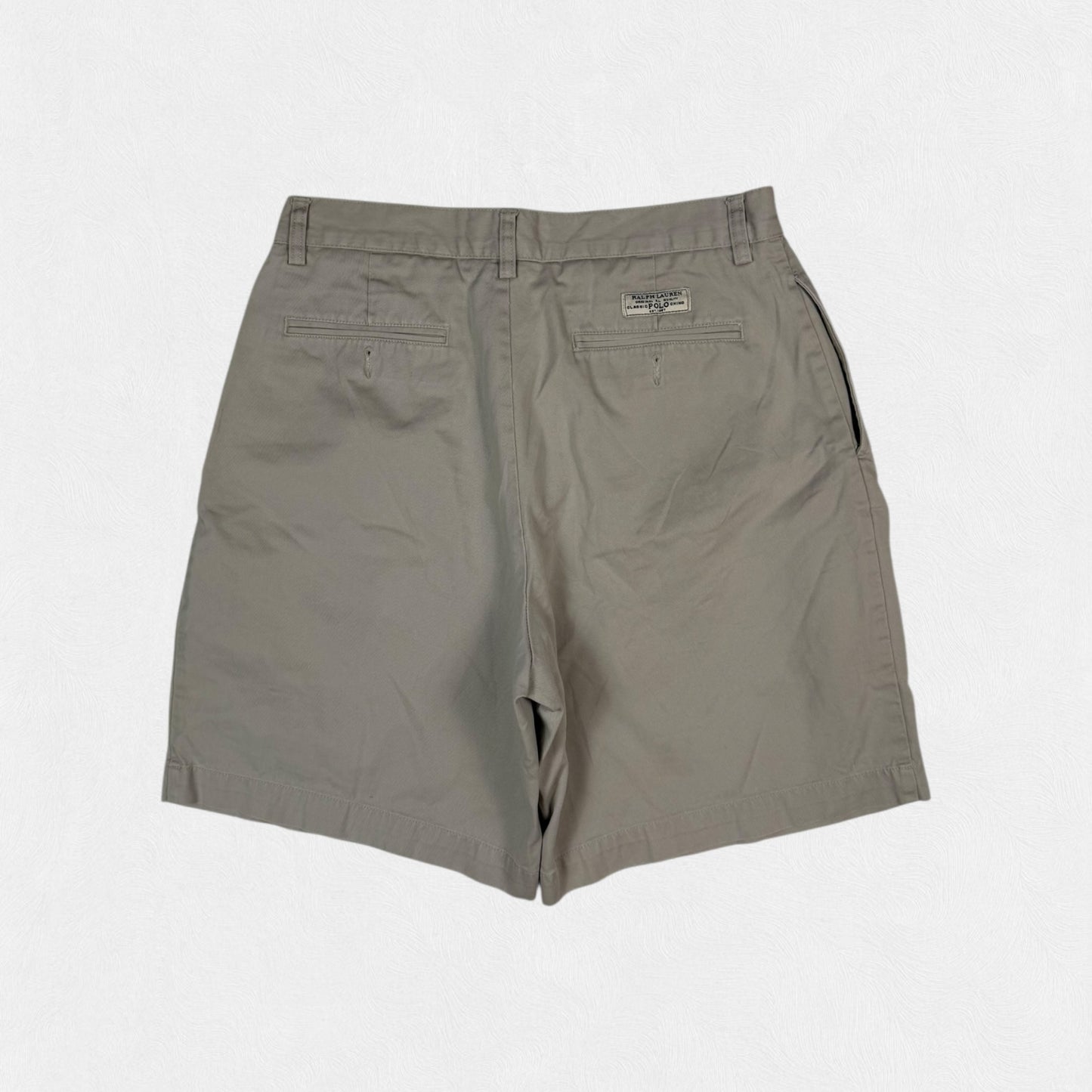 Vintage Polo Ralph Lauren baggy chino shorts (W30)