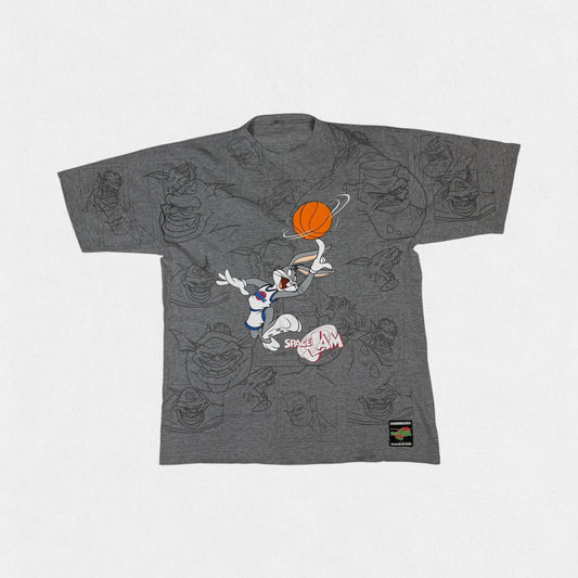 Vintage 1996 Space Jam Looney tunes all over print tee (XL)