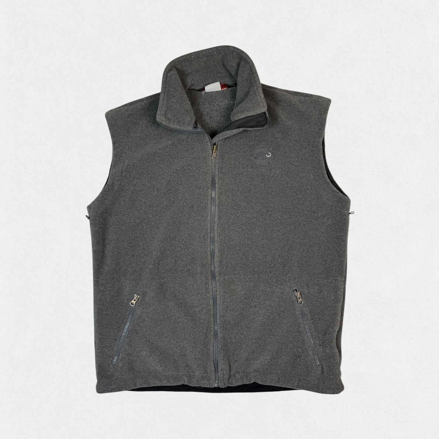 Mammut full zip fleece vest (L)