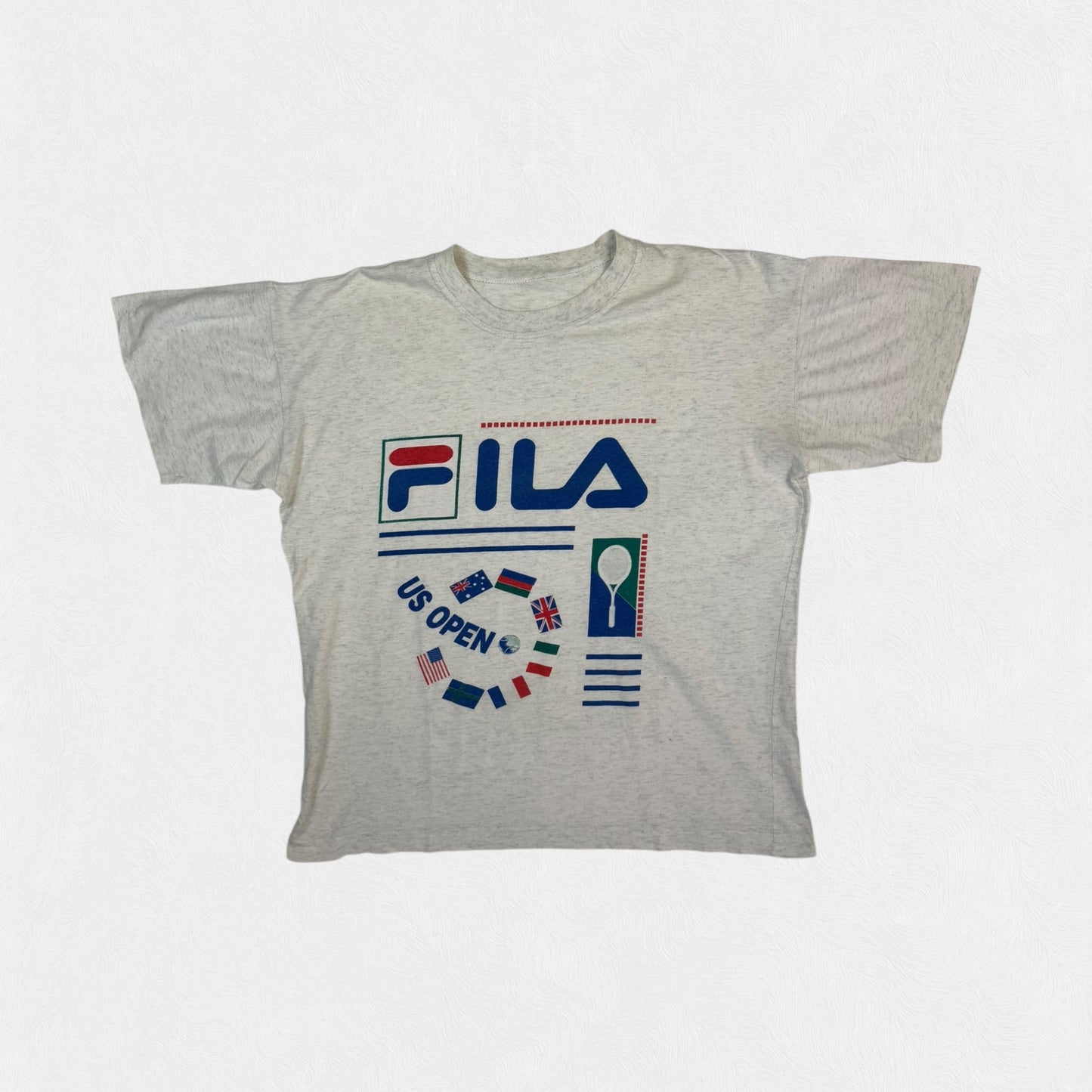 Vintage 90s Fila US open tennis graphic tee (M)