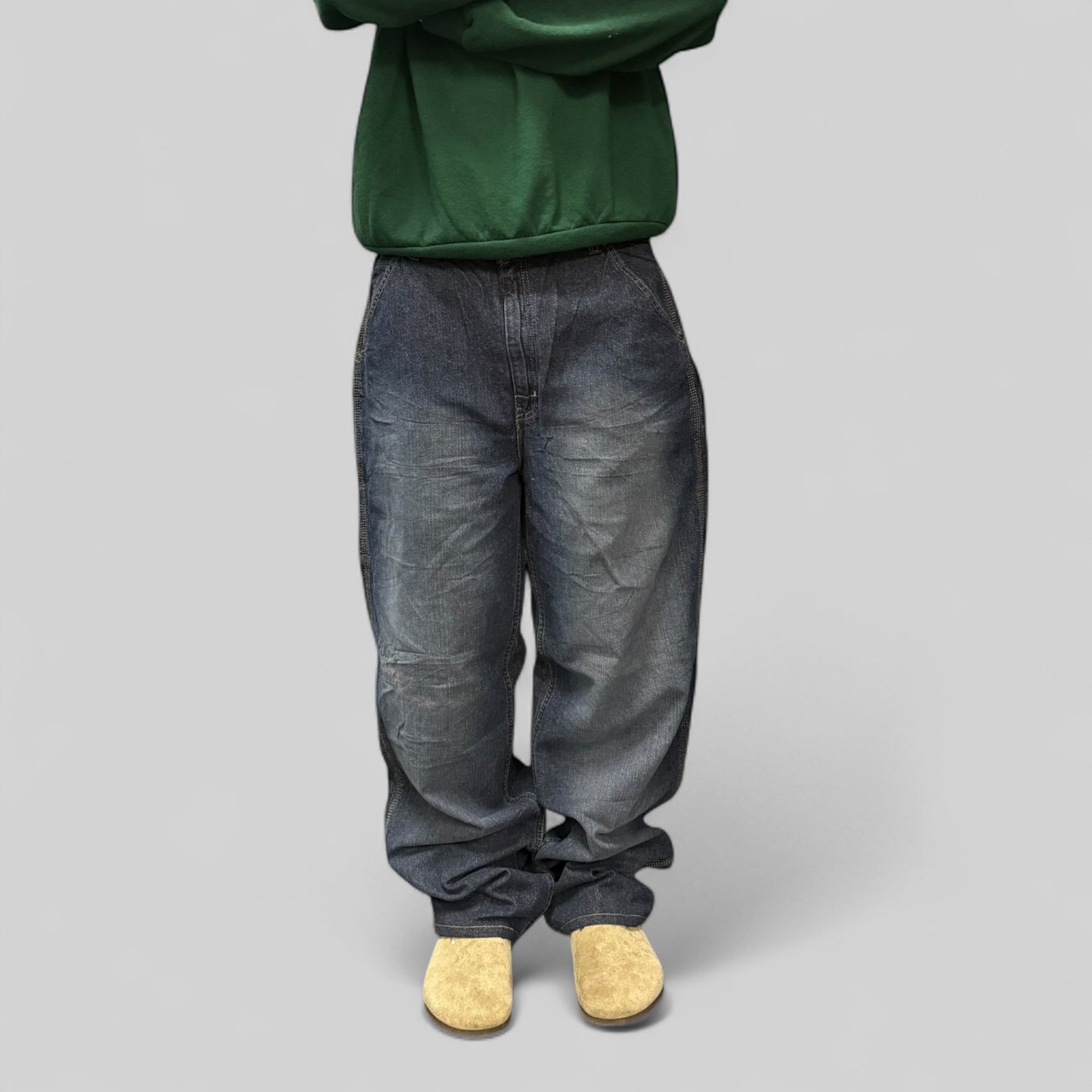 Baggy fit carpenter denim jeans (W36)