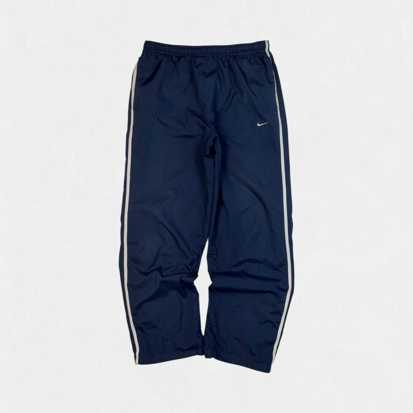 Vintage Nike side stripe baggy track pants (L)