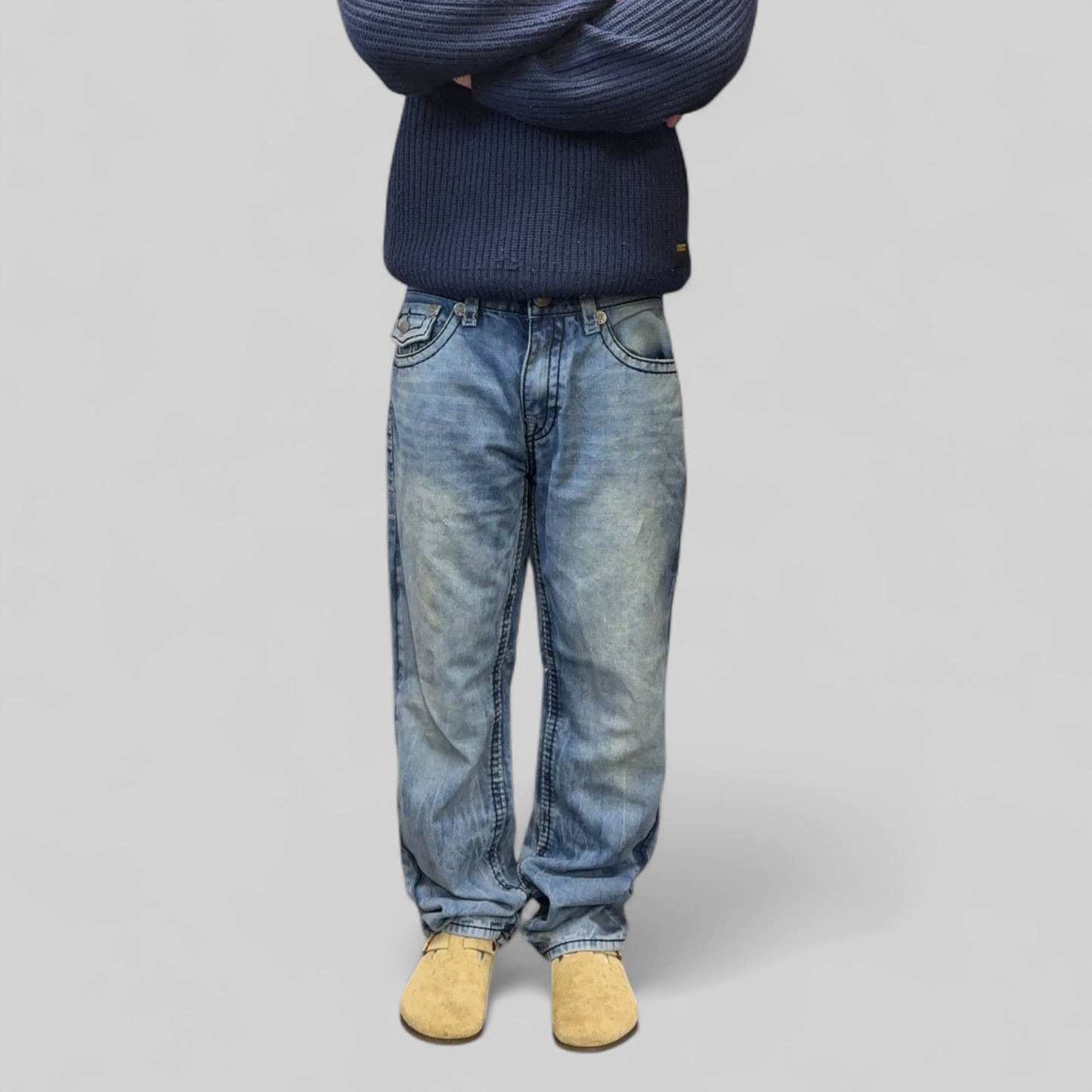 Vintage Y2K True Religion baggy jeans (W36)