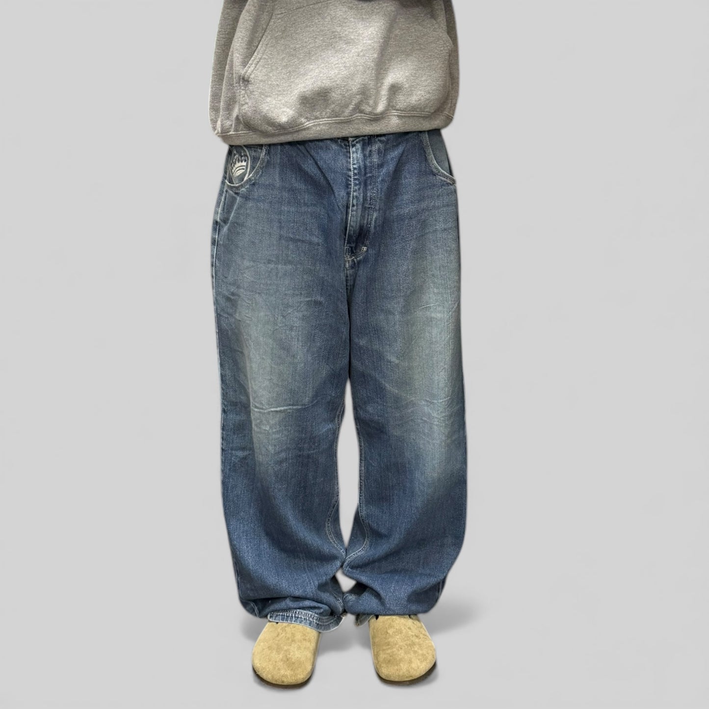 Vintage Sir Benni Miles baggy hip hop jeans (W40)