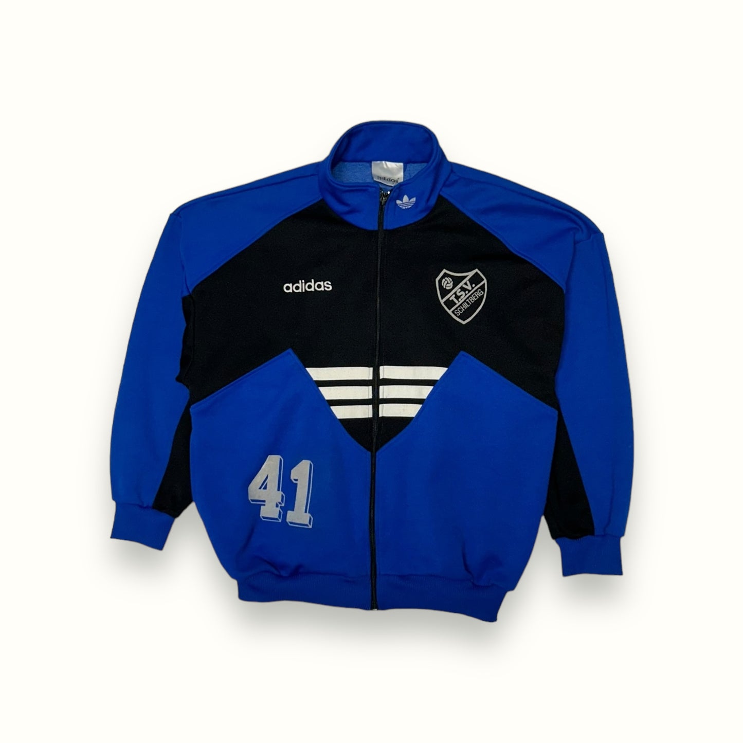 Vintage 90s Adidas German football track jacket (L)