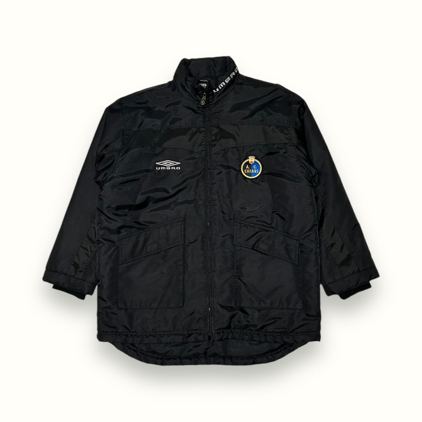 Vintage AC Chiari Umbro football puffer jacket (XL)