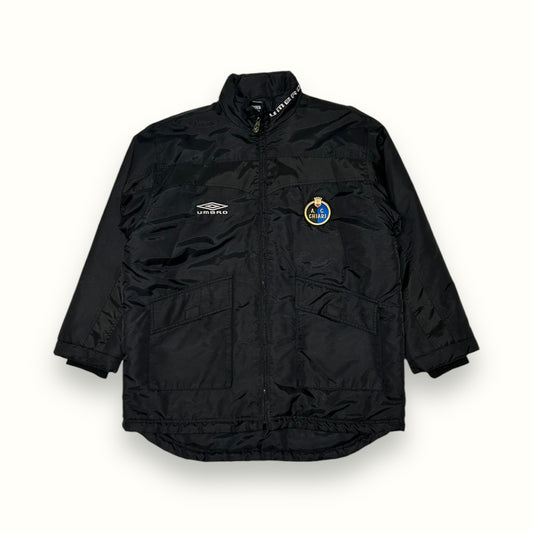Vintage AC Chiari Umbro football puffer jacket (XL)