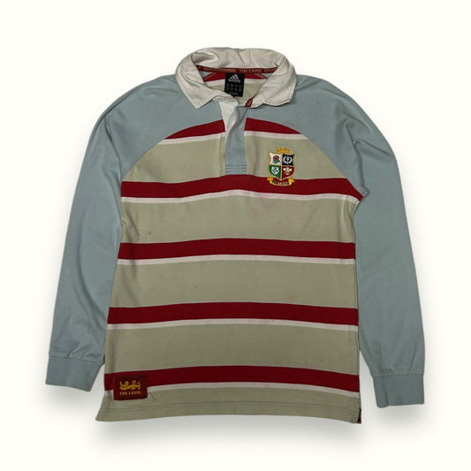 Vintage Lions 2006 Adidas striped rugby polo (S)