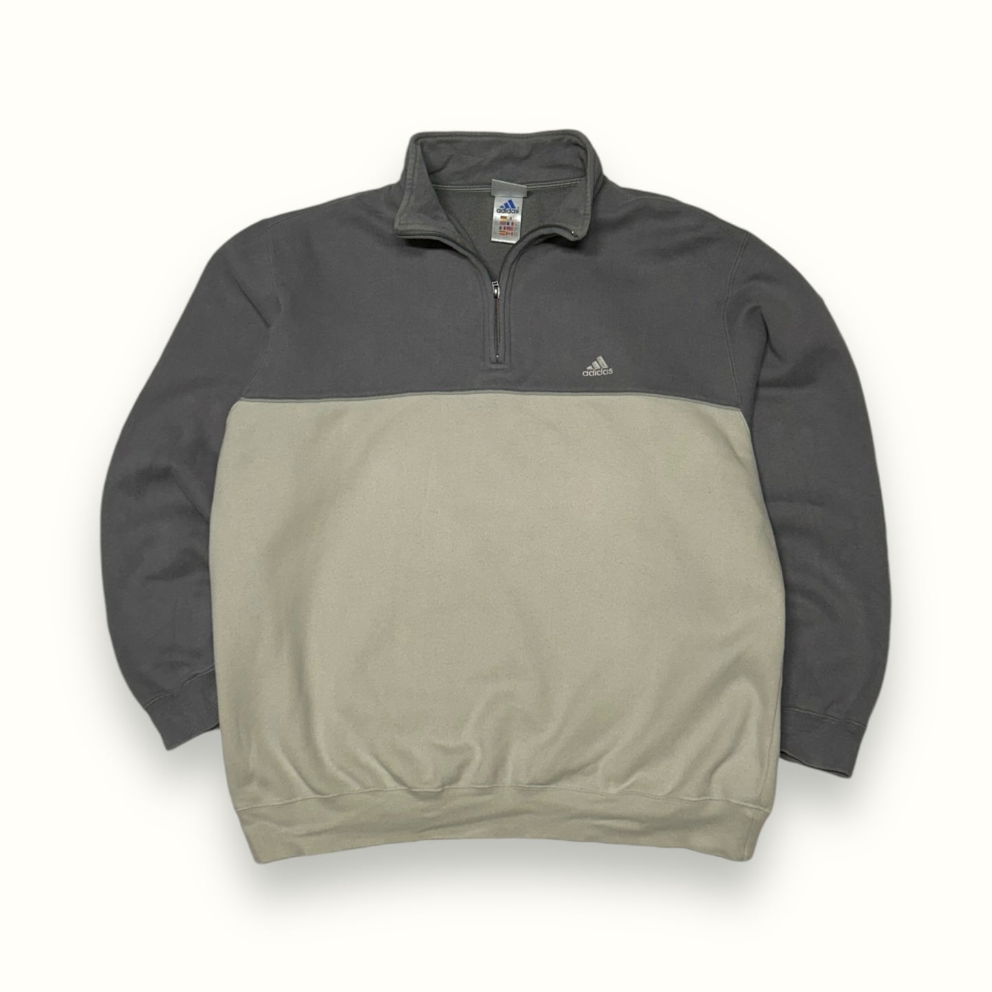 Vintage Adidas quarter zip sweatshirt (XL)