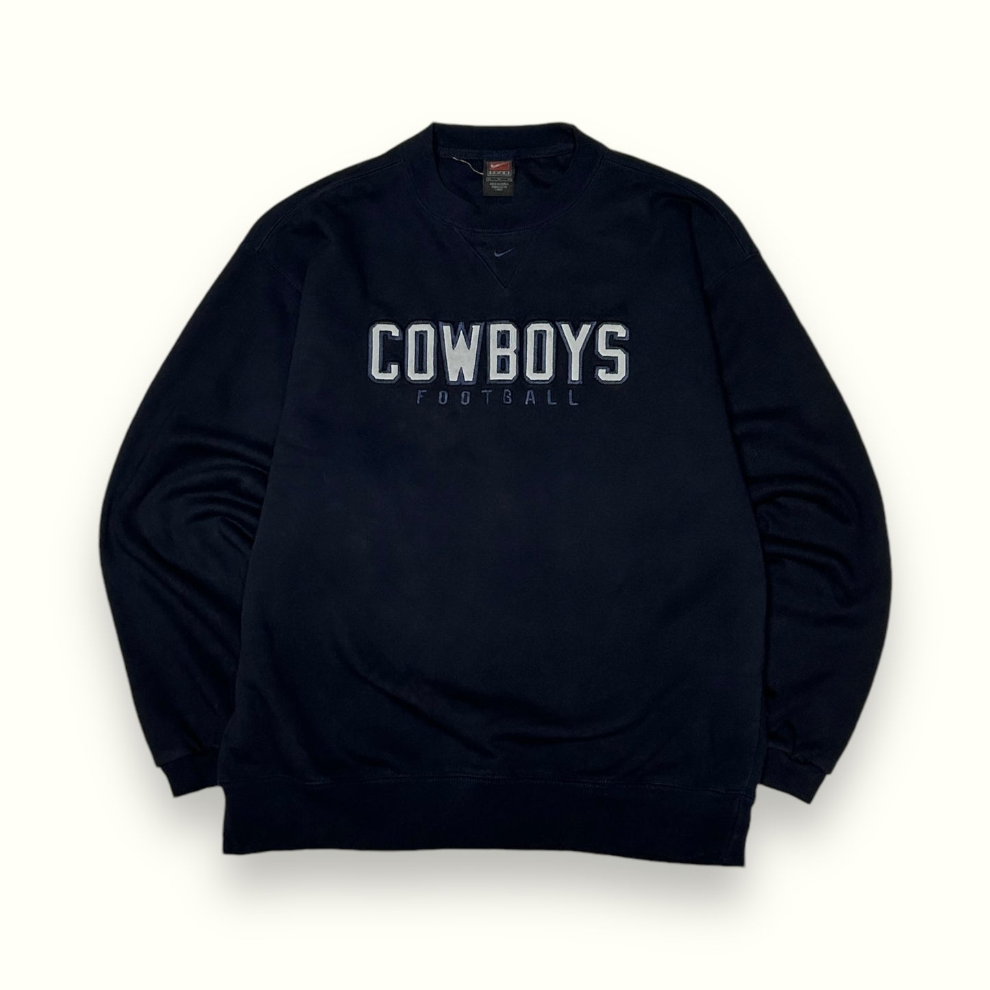 Vintage 90s Nike Dallas Cowboys centre swoosh sweatshirt (M)