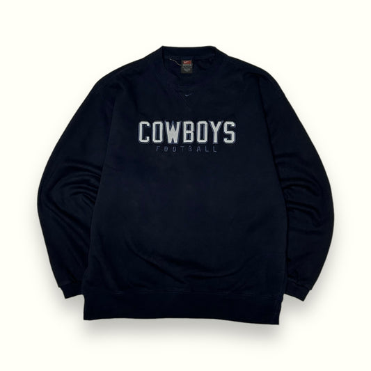 Vintage 90s Nike Dallas Cowboys centre swoosh sweatshirt (M)