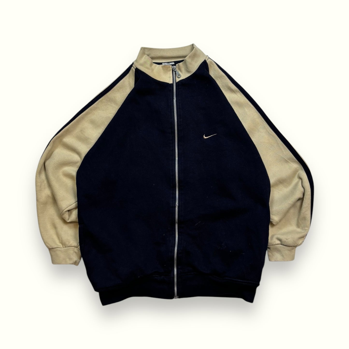 Vintage Nike mini swoosh full zip sweatshirt (M)