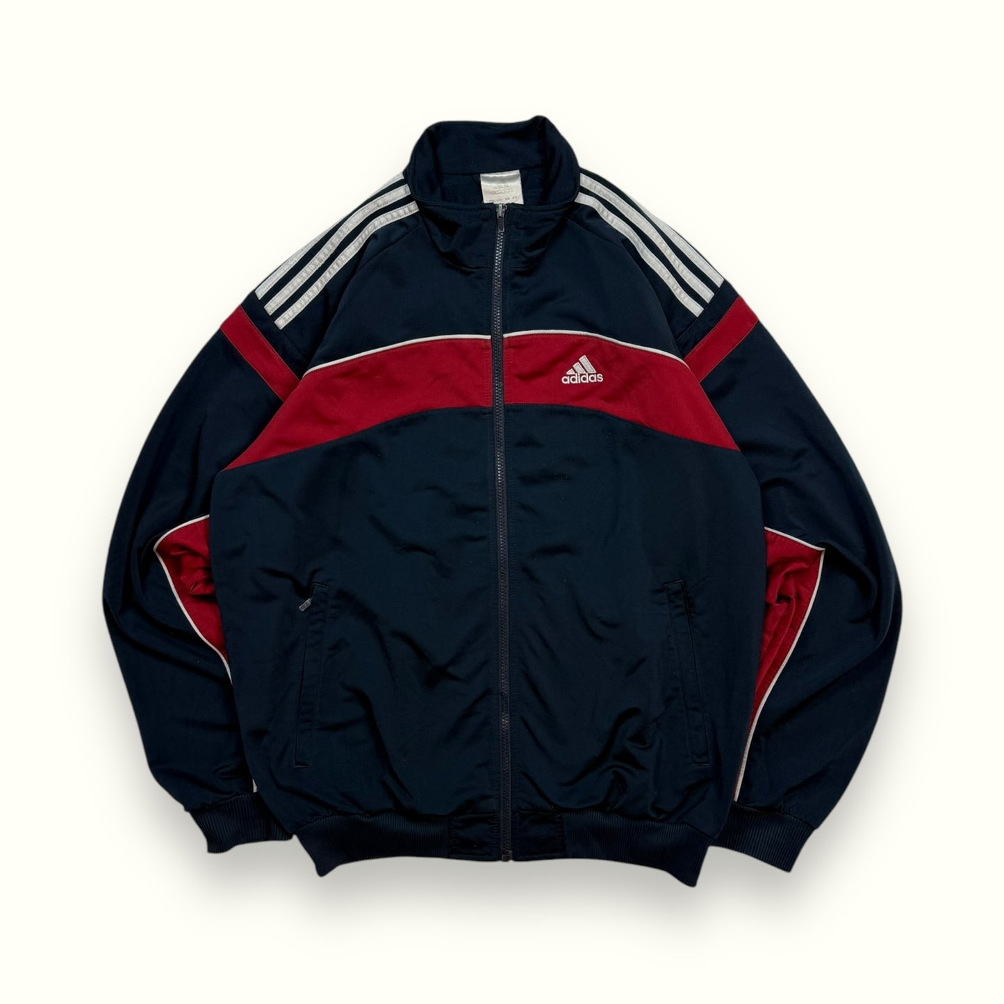 Vintage Adidas small logo track jacket (L)
