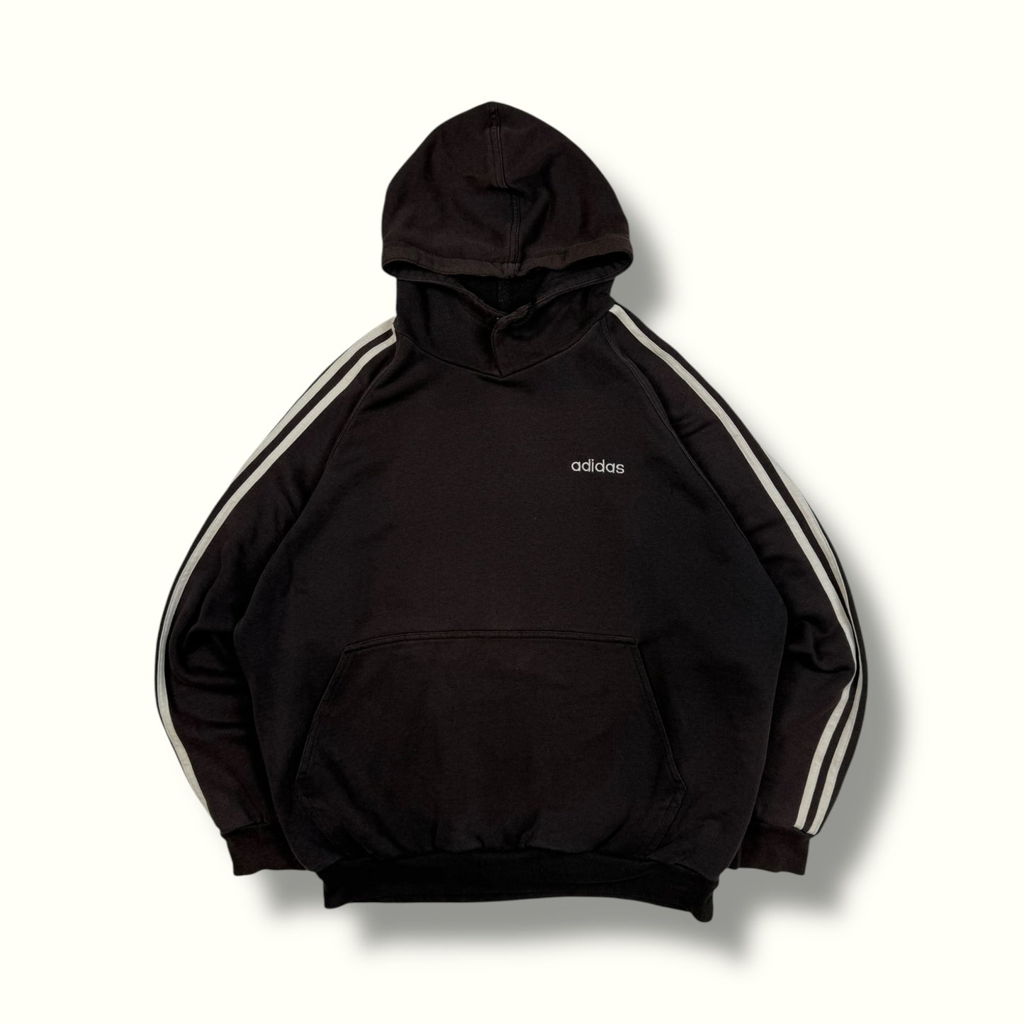 Vintage 90s Adidas spell out hoodie (L)