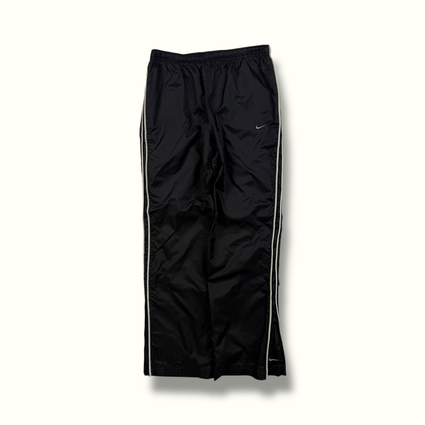 Vintage Nike side stripe baggy track pants (L)