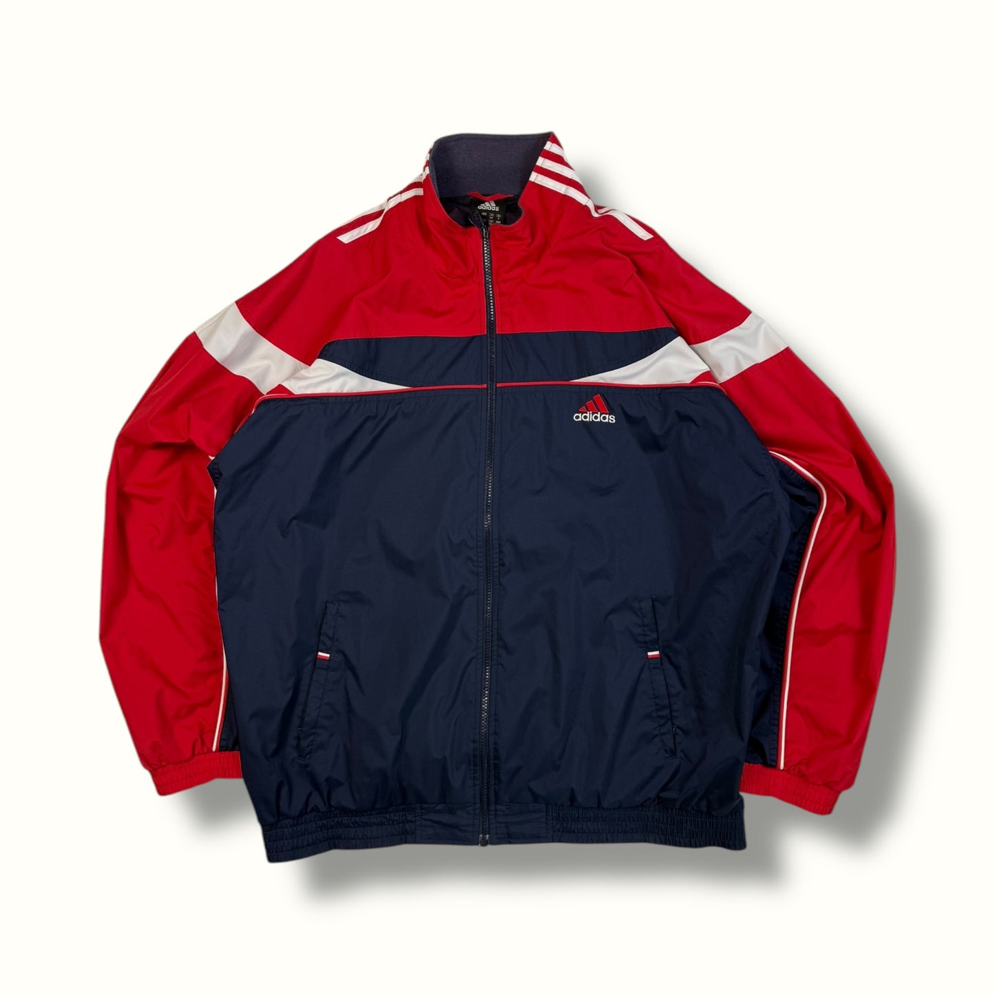 Vintage Adidas colour block track jacket (XXL)