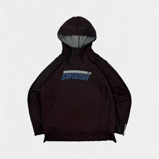 Vintage Nike swoosh spell out hoodie (M)