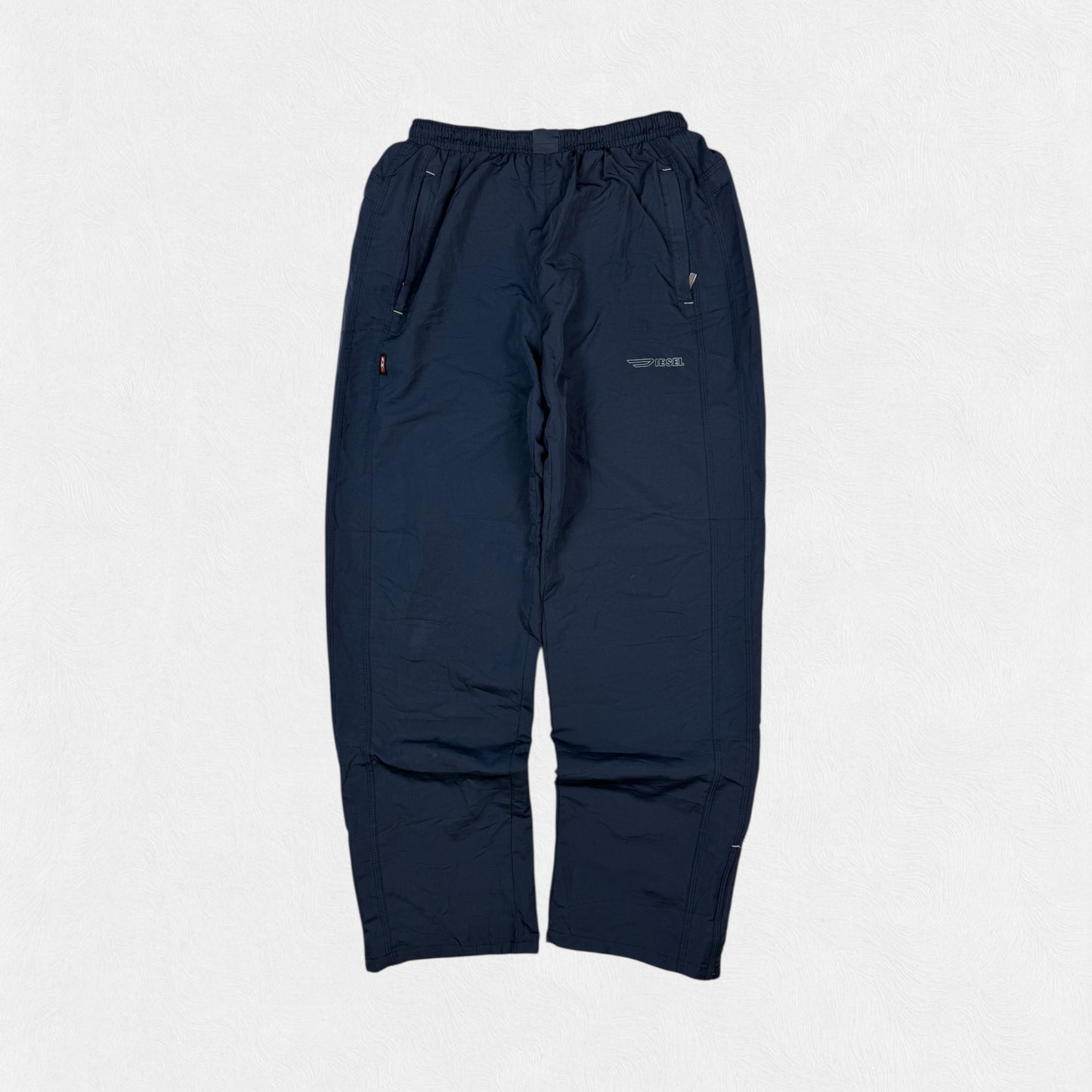 Vintage Diesel spell out baggy track pants (L)