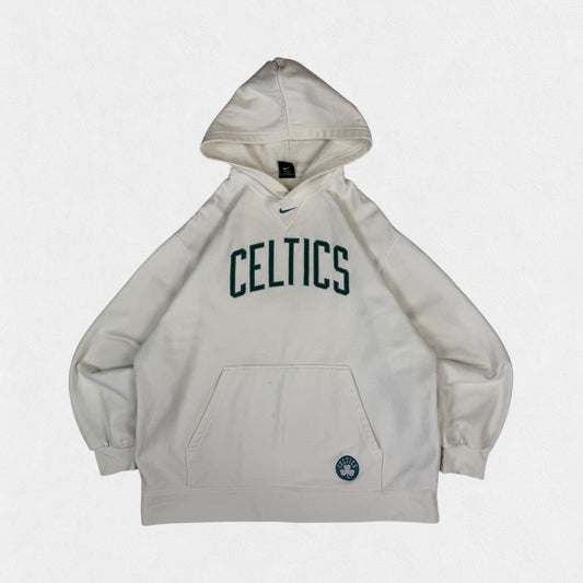 Vintage 90s Nike Boston Celtics centre swoosh hoodie (L)