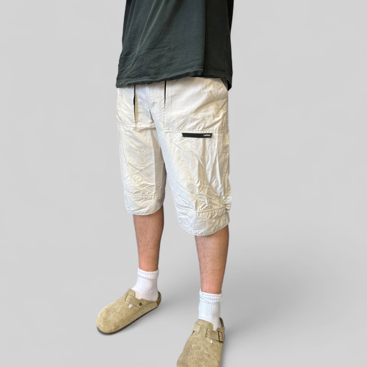 Vintage Nike baggy technical shorts (M)