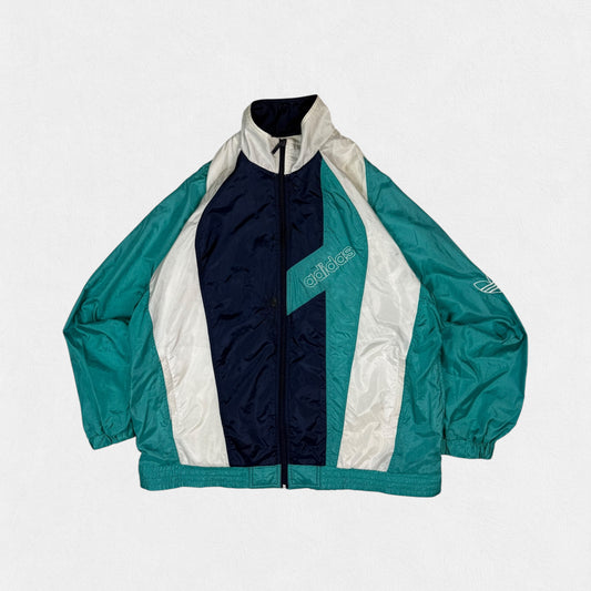 Vintage 90s Adidas originals colour block shell track jacket (XL)