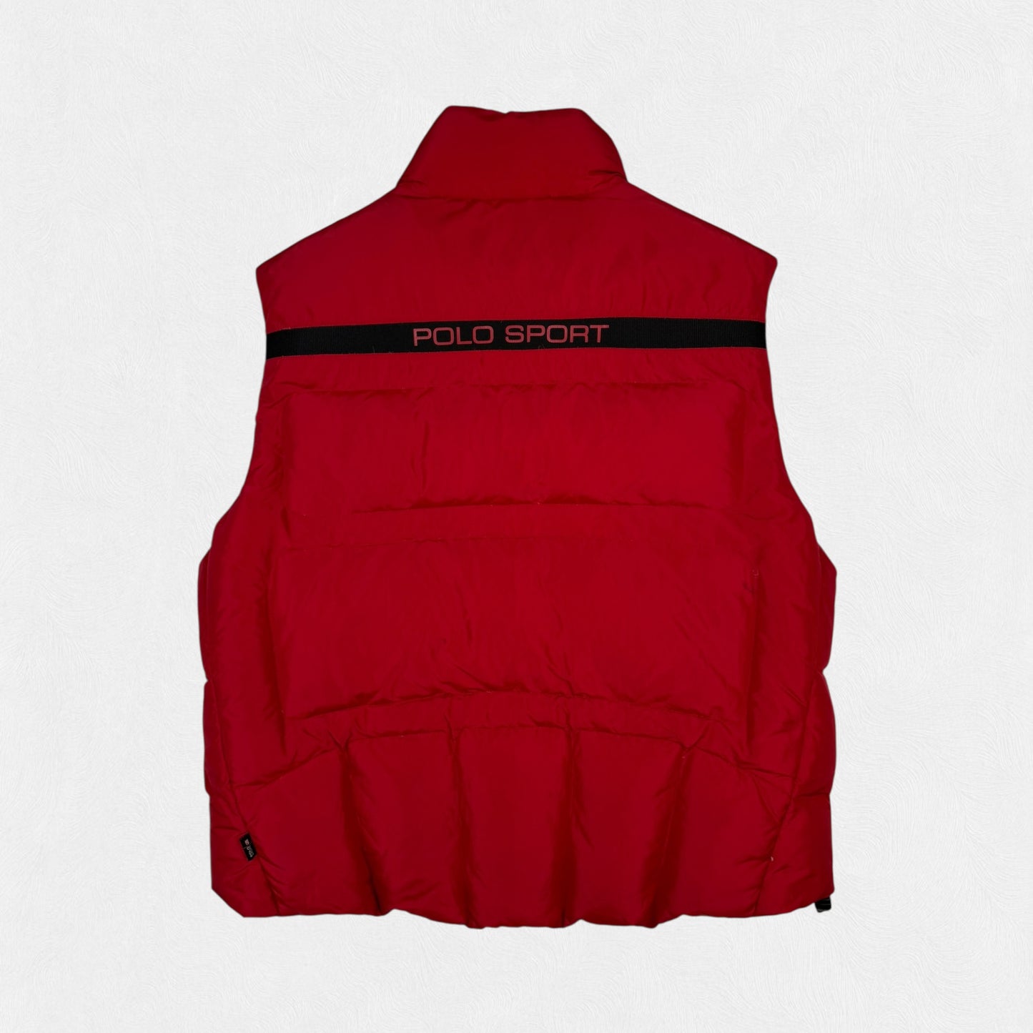 Vintage 90s Polo Sport reversible fleece gilet puffer jacket (M)