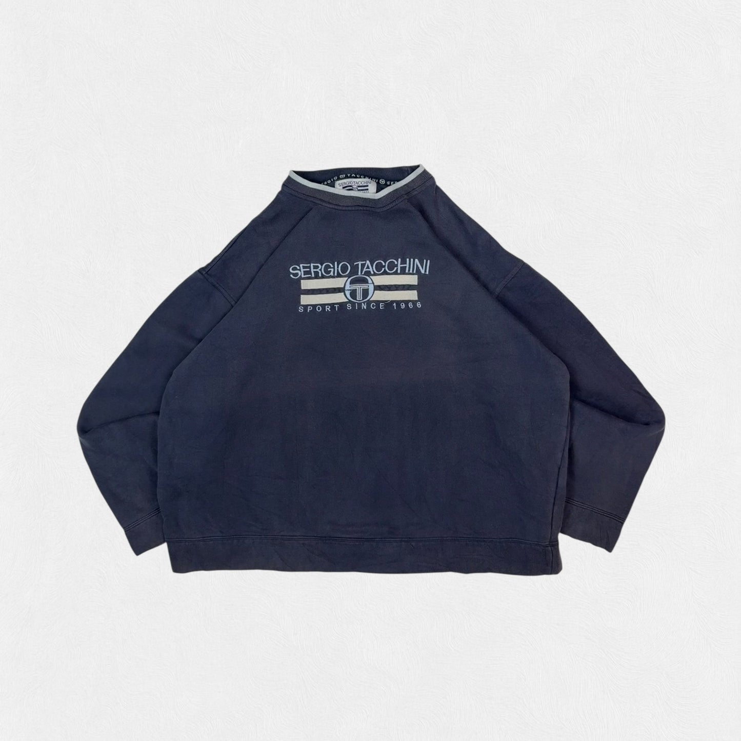 Vintage 90s Sergio Tacchini spell out sweatshirt (XL)