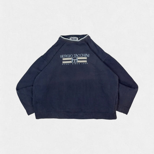 Vintage 90s Sergio Tacchini spell out sweatshirt (XL)