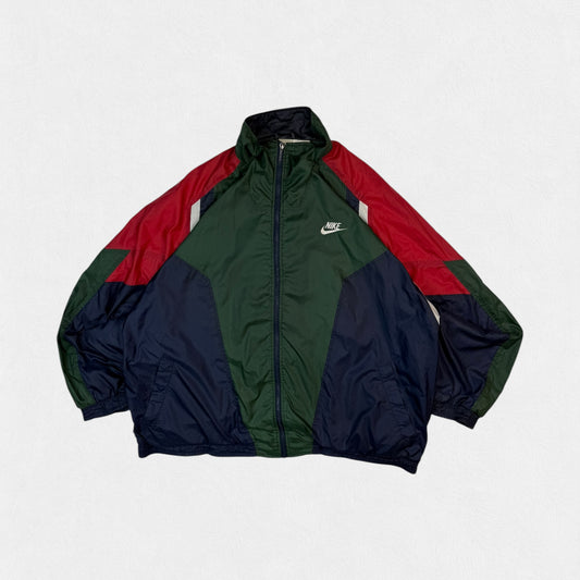 Vintage 90s Nike colour block track jacket (XXL)
