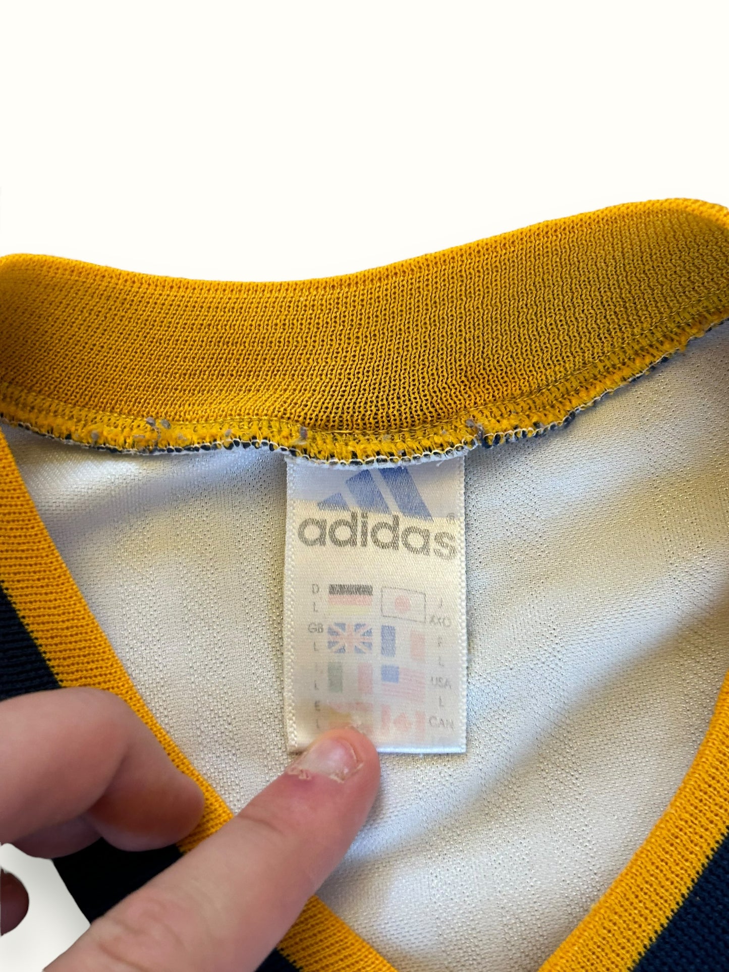 Vintage Real Madrid 1998/99 Adidas training shirt (L)