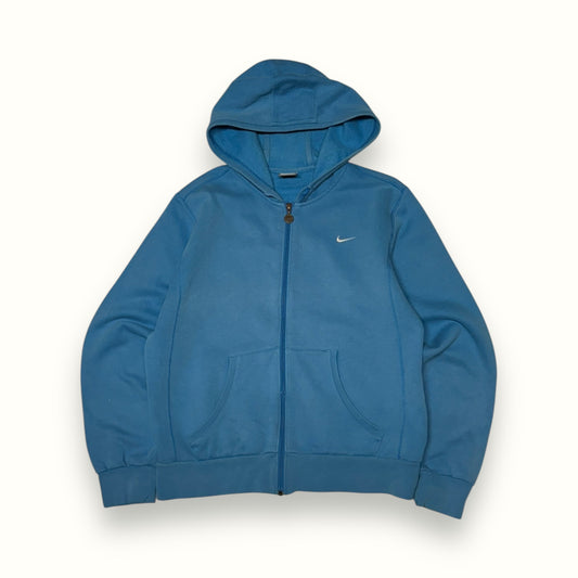 Vintage Nike mini swoosh zip up hoodie (S)