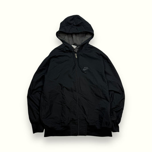 Vintage Nike hooded bomber jacket (M)