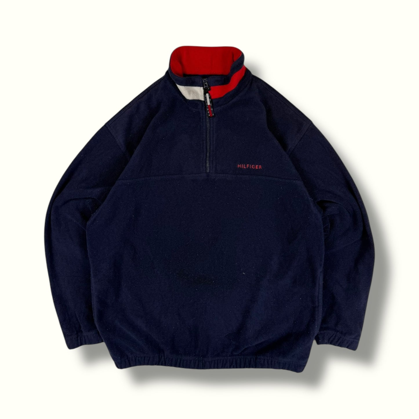Vintage 90s Tommy Hilfiger quarter zip fleece (M)